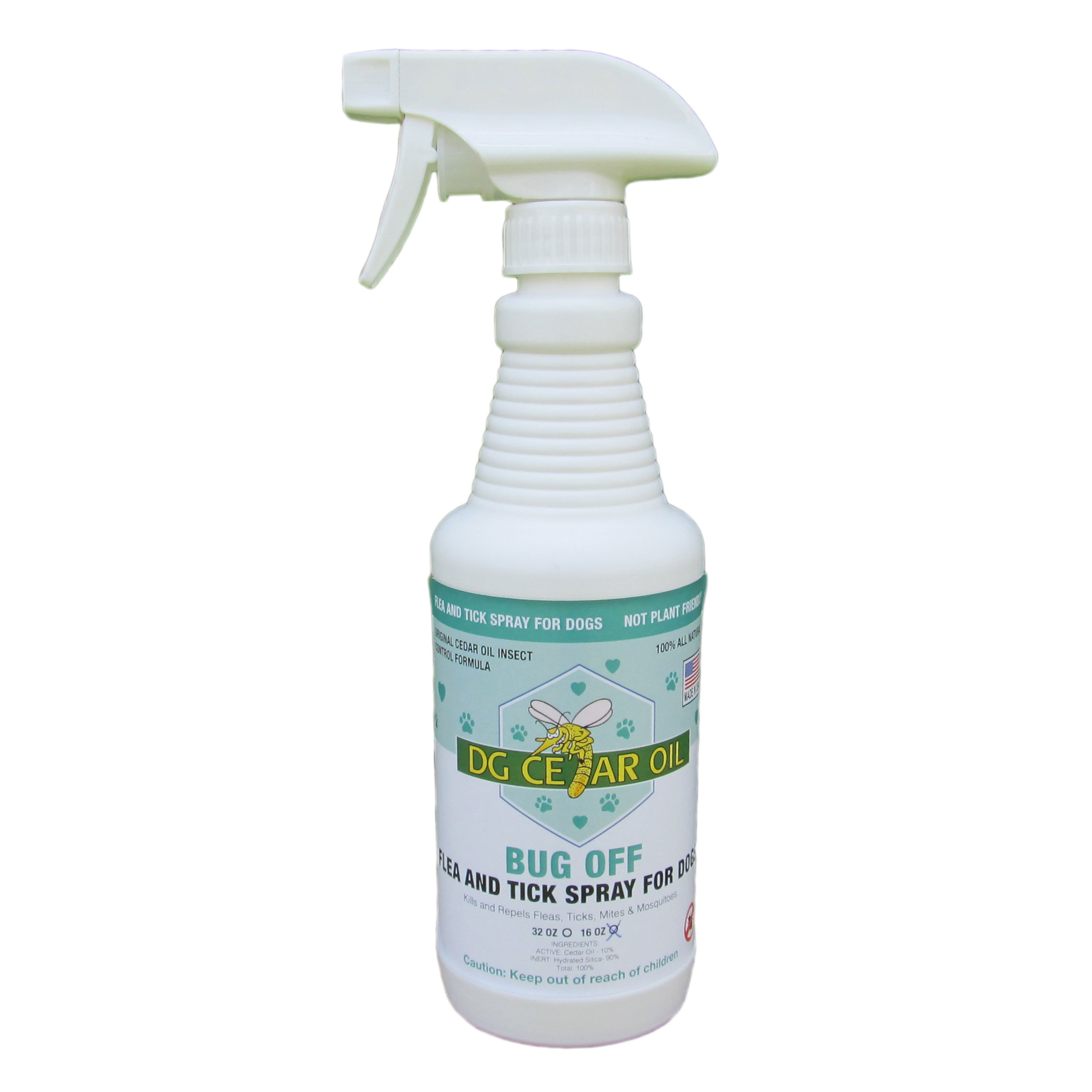 Flea and Tick Repellent Cedar Oil Spray for Dogs 16 Ounce DG Cedar Oil